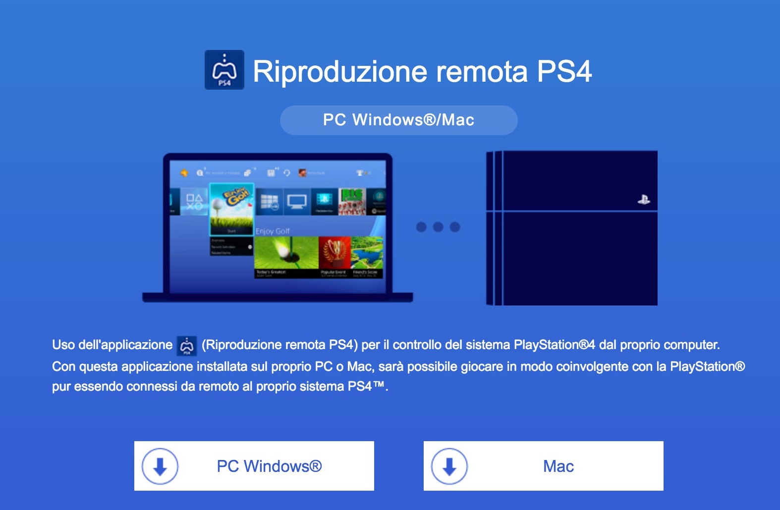 PS4 Remote Play, l’app ufficiale è disponibile per Windows e Mac