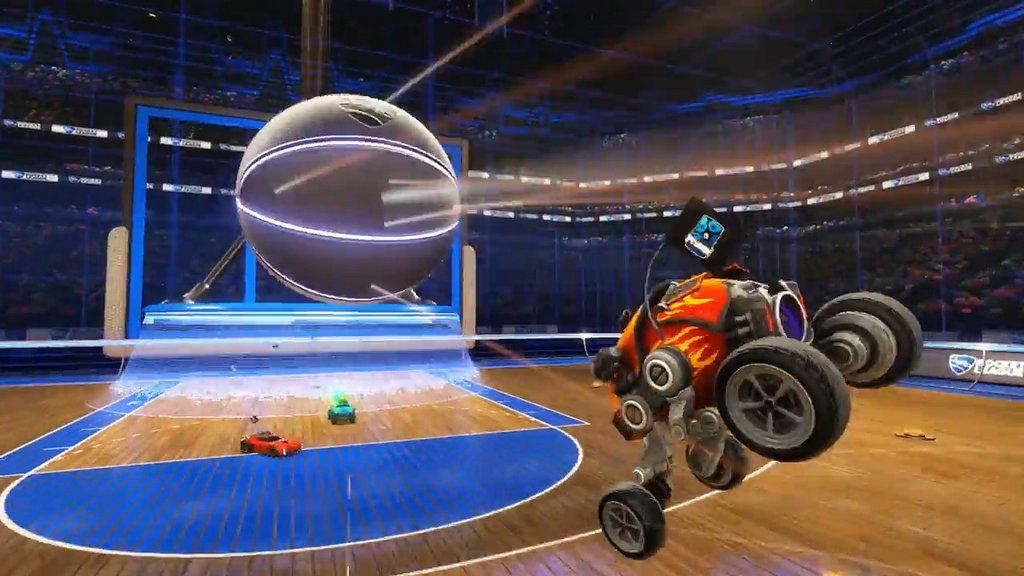 Rocket League: l'update Hoops dedicato al basket esce a fine aprile - primo video gameplay