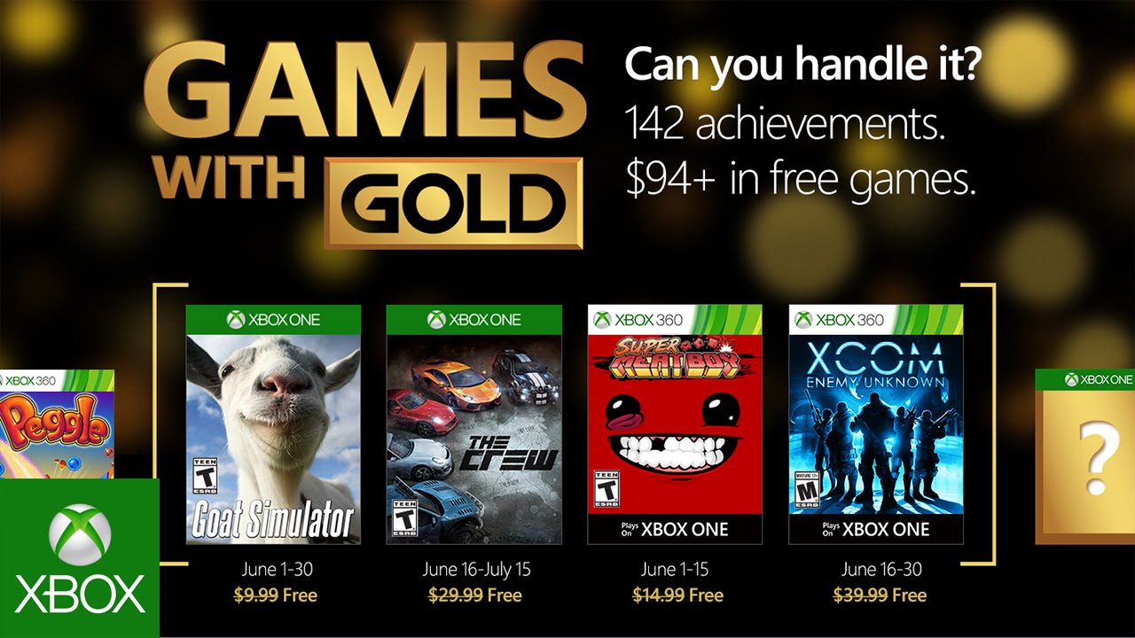 Games With Gold | giochi gratuiti | Xbox One e Xbox 360 | giugno 2016