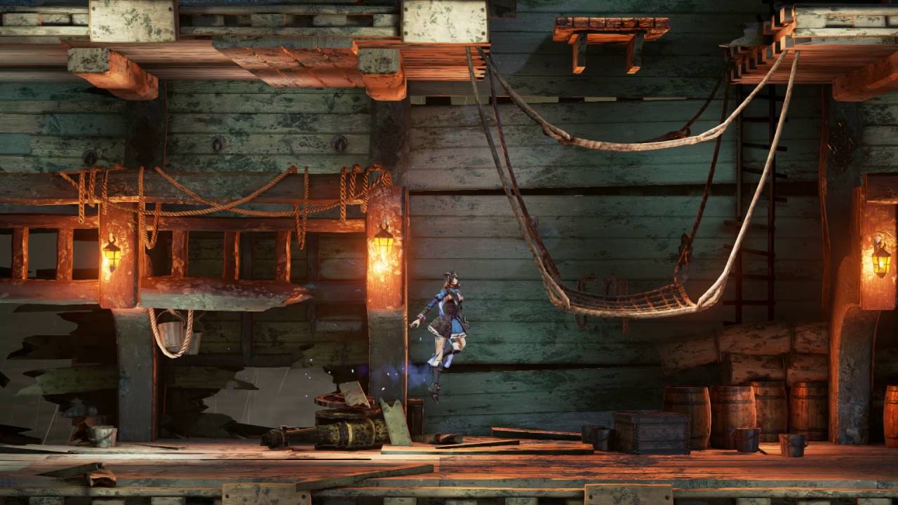 Bloodstained: Ritual of the Night | tech demo del livello introduttivo