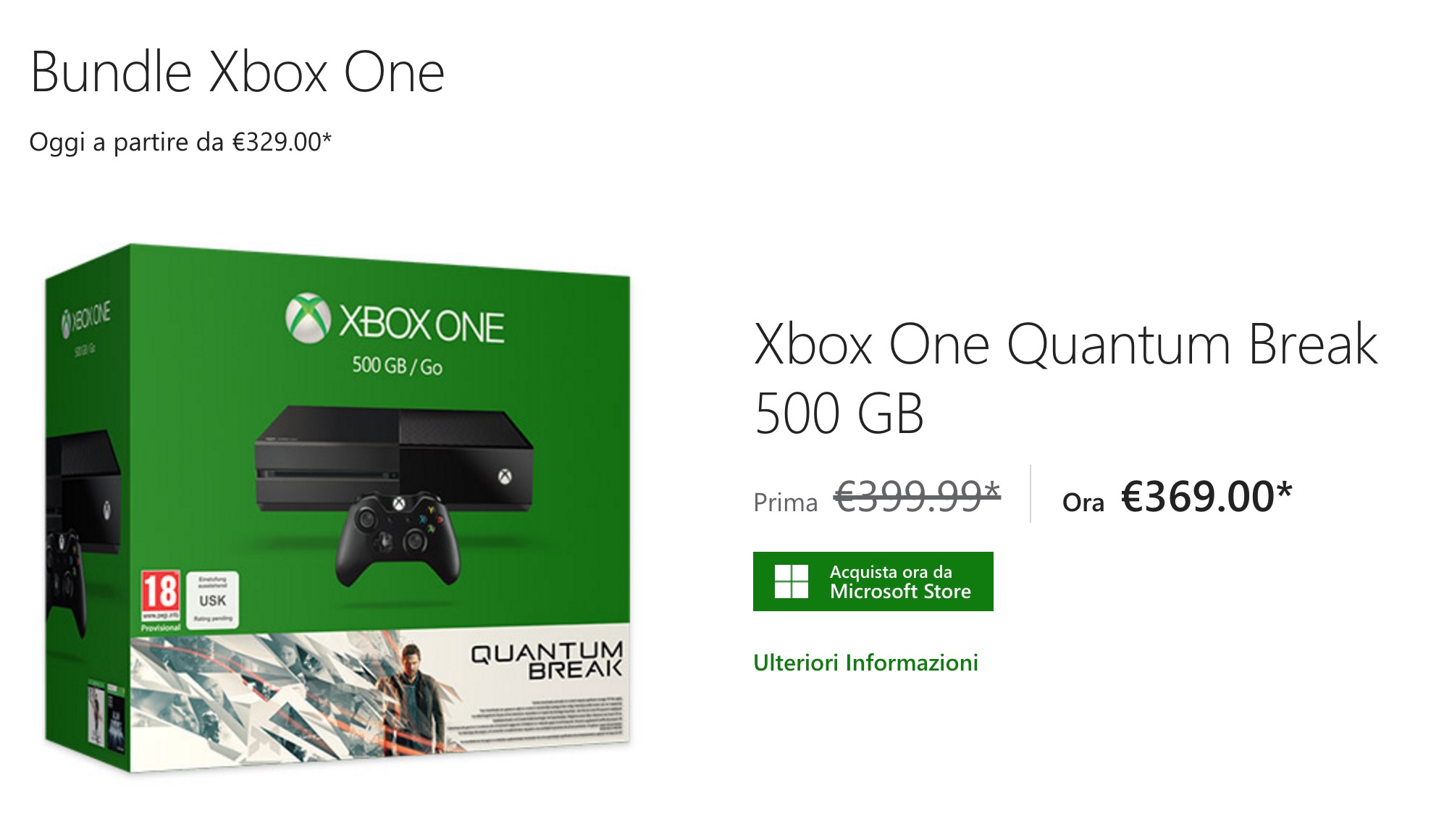 Xbox One, Microsoft annuncia un nuovo taglio di prezzo
