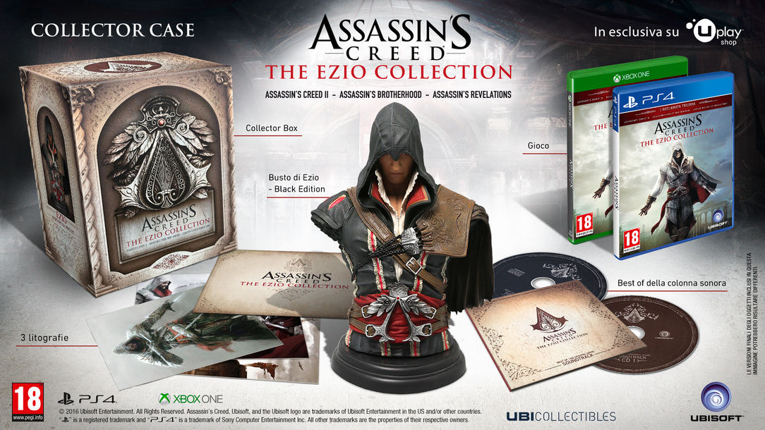 Assassin’s Creed: The Ezio Collection arriva su Xbox One e PlayStation 4