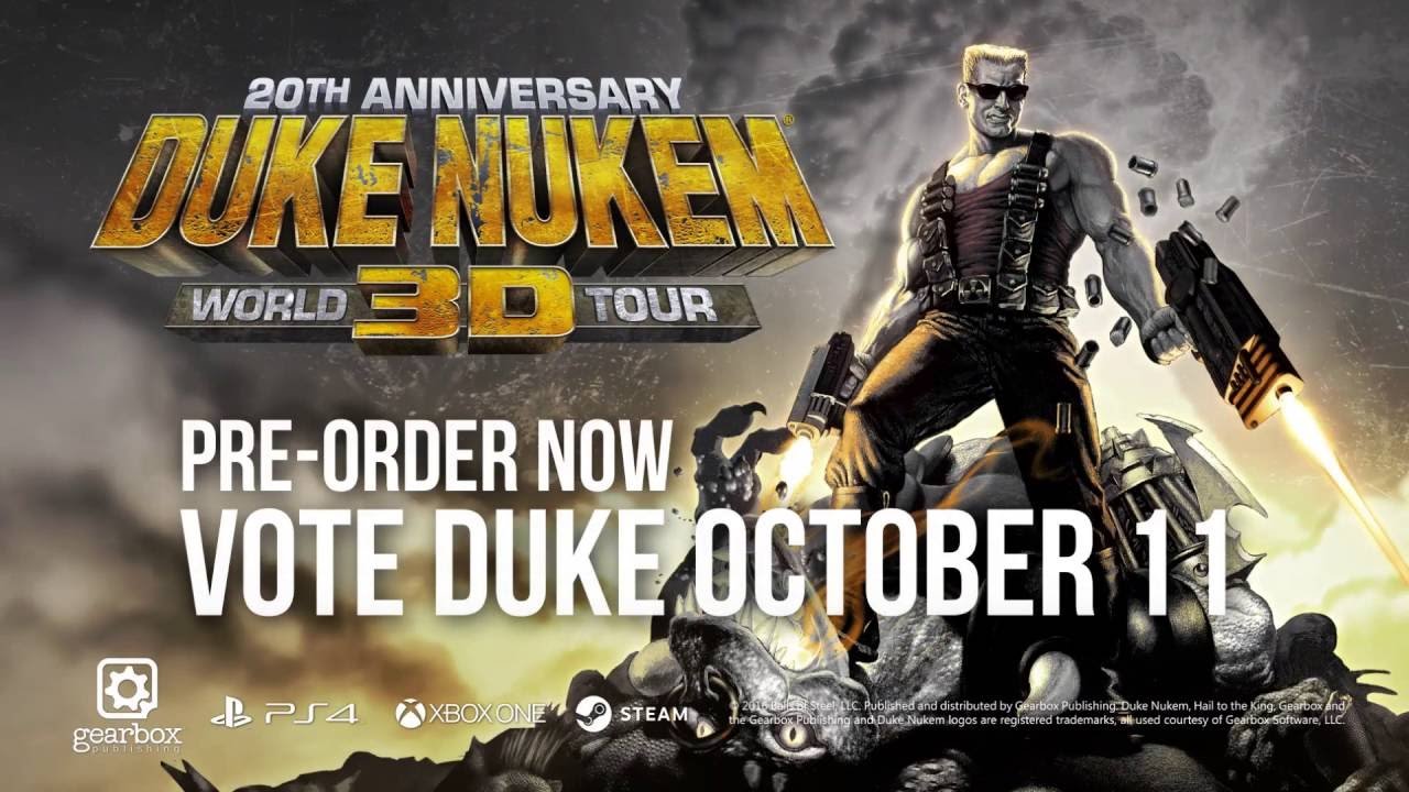 Duke Nukem 3D: 20th Anniversary World Tour - video di presentazione e prime immagini