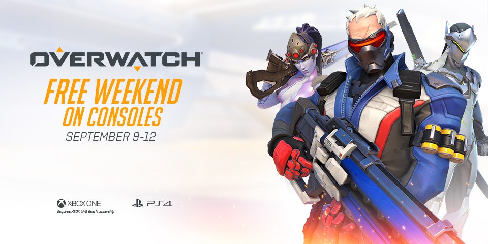 Overwatch giocabile gratis su PlayStation 4 e Xbox One durante il prossimo weekend