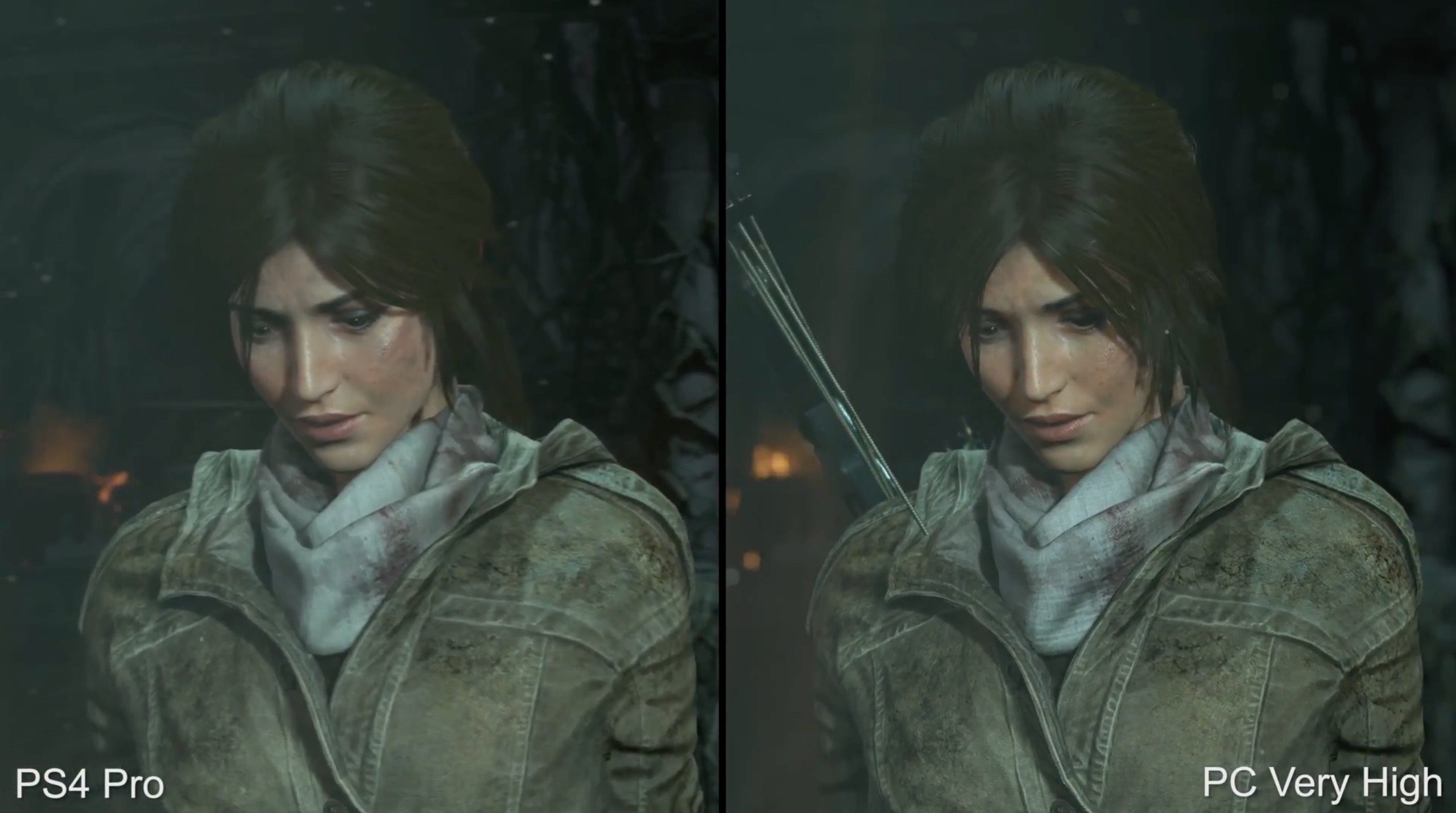 Rise of the Tomb Raider, le versioni per PS4 Pro e PC a confronto