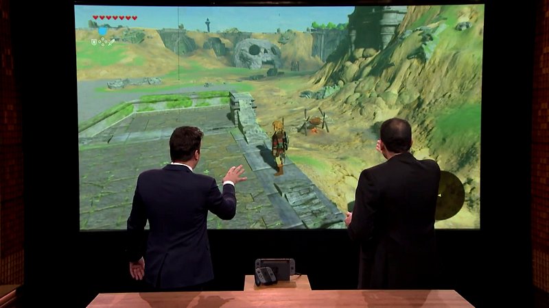 The Legend of Zelda: Breath of the Wild su Nintendo Switch - nuova video-dimostrazione al Tonight Show