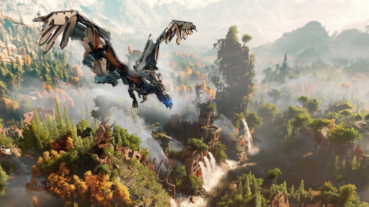 Horizon Zero Dawn: nuovi video sulle macchine-robot Behemoth e Stormbird