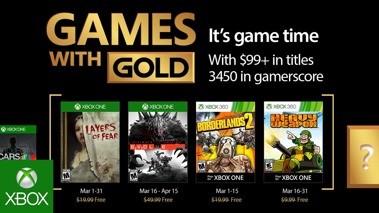Games With Gold | giochi gratuiti | Xbox One e Xbox 360 | marzo 2017