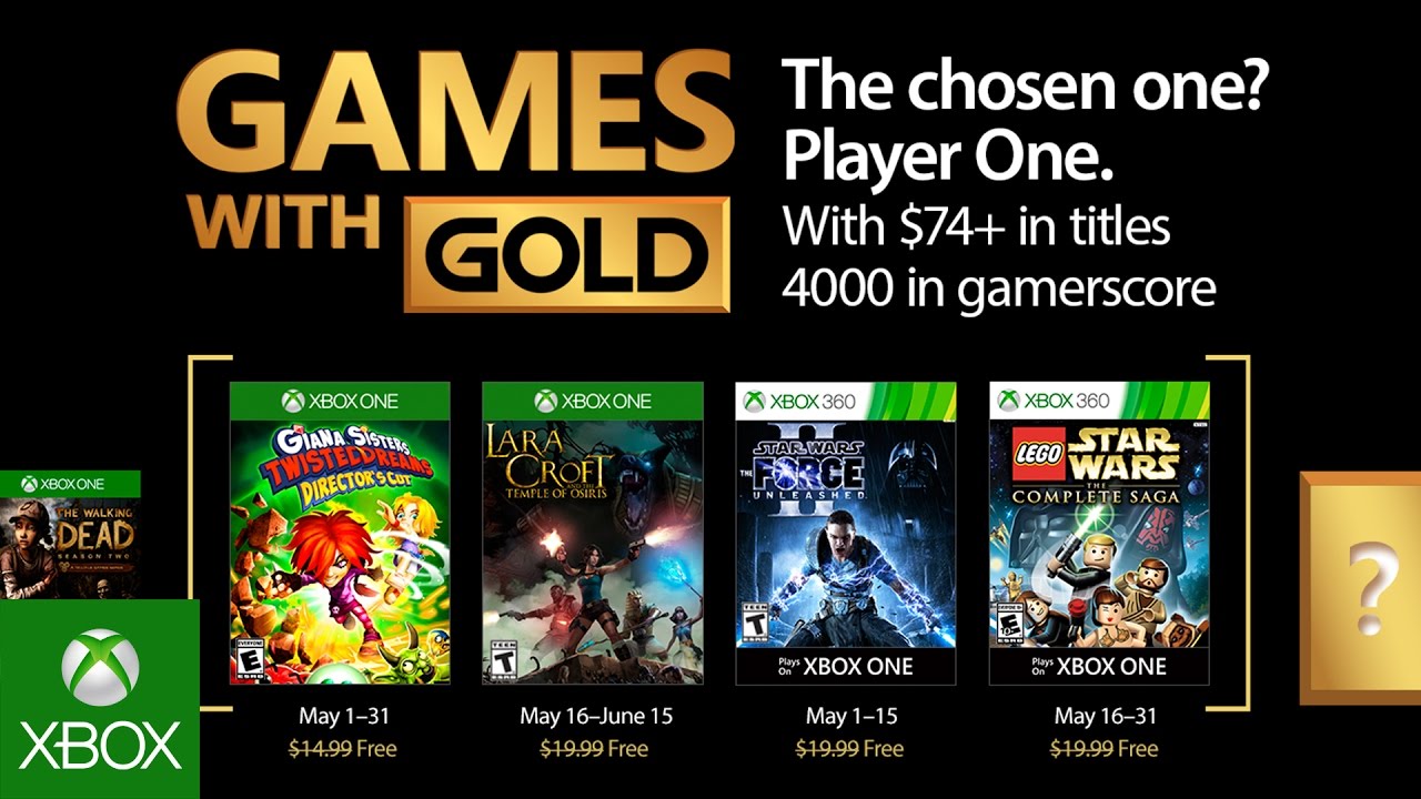 Games With Gold | giochi gratuiti | Xbox One e Xbox 360 | maggio 2017