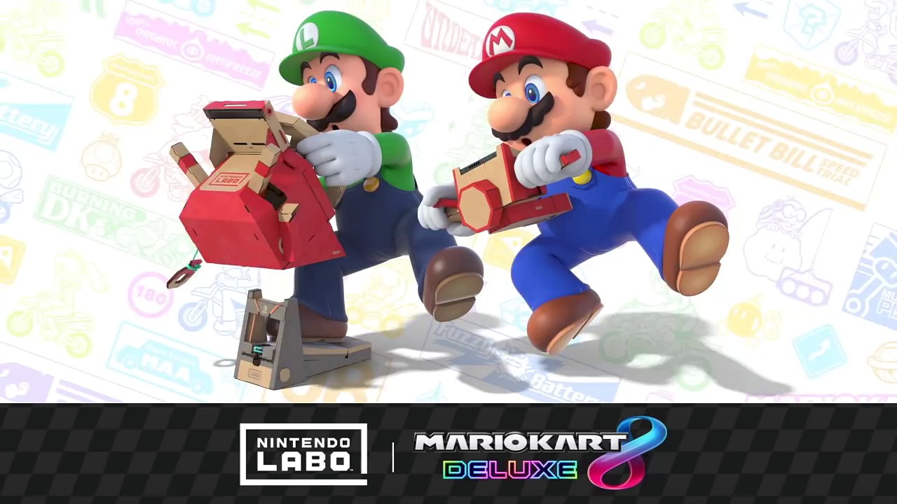 Mario Kart 8 Deluxe sarà compatibile con il Kit Veicoli di Nintendo Labo - guarda il video