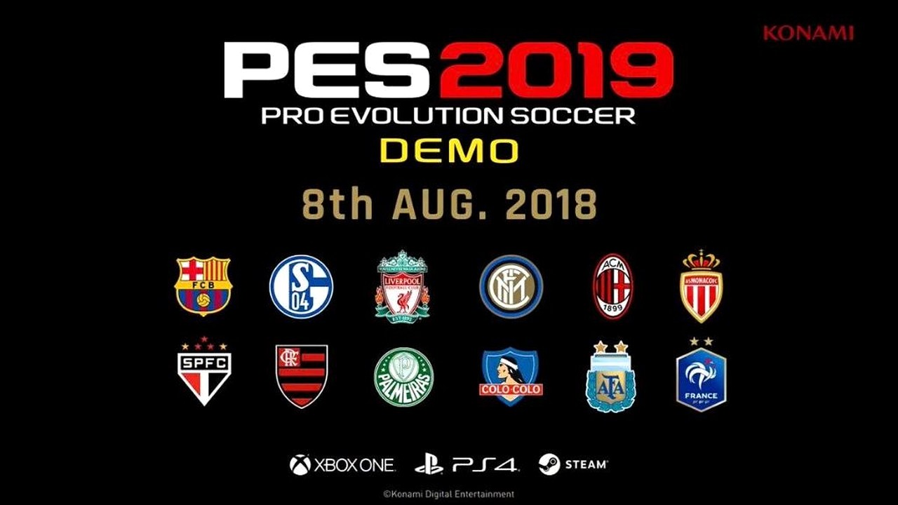 PES 2019, al via la demo per Xbox One e PS4