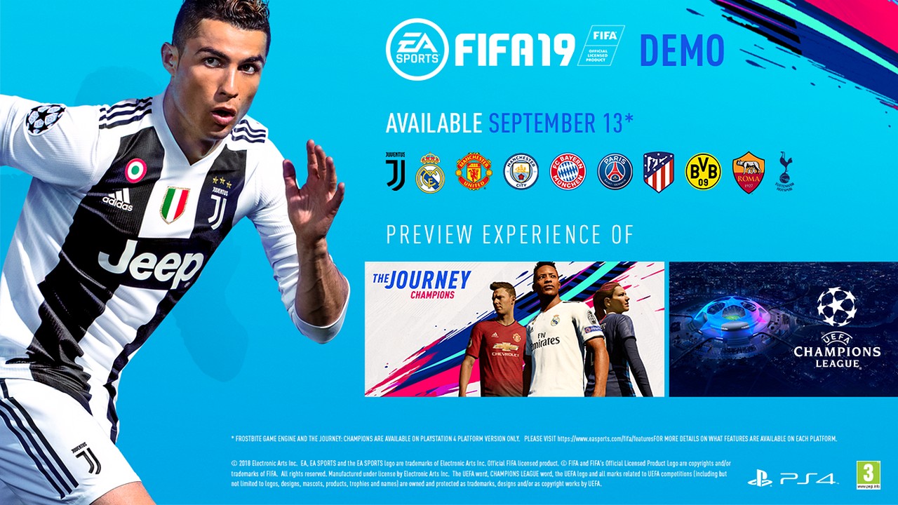 FIFA 19: svelati tutti i contenuti della demo