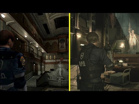 Resident Evil 2 Remake - video comparativa con la versione del 1998