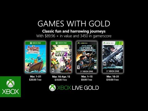 Xbox Games With Gold: giochi gratuiti di Marzo 2019