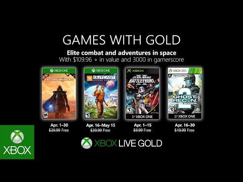 Games With Gold: giochi gratuiti di Aprile 2019 - video