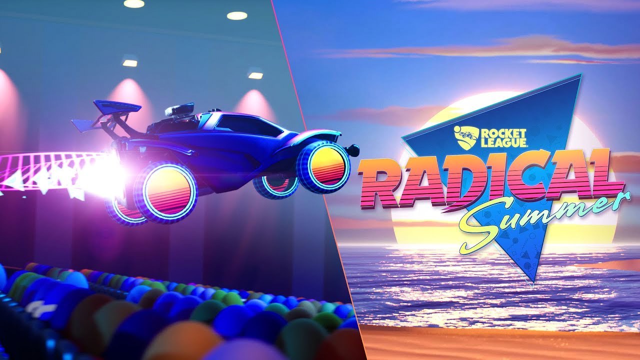 Rocket League fa un tuffo negli anni '80 con l'evento Radical Summer