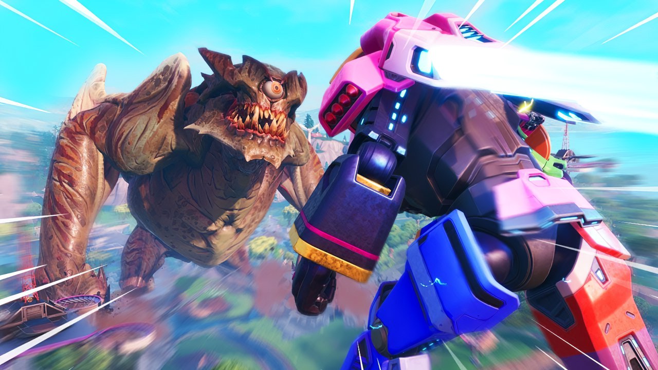 Fortnite Season 9: ecco il video dell'evento con la battaglia Robot vs Mostro