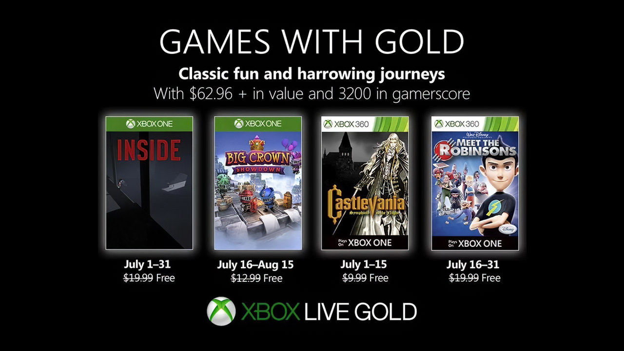 Games With Gold Luglio 2019: annunciati i giochi gratis per Xbox One e Xbox 360