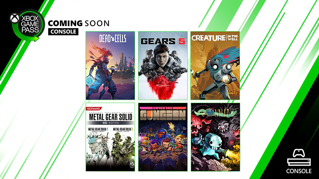 Xbox Game Pass: Gears 5, Dead Cells e Metal Gear Solid 2 e 3 in arrivo a settembre